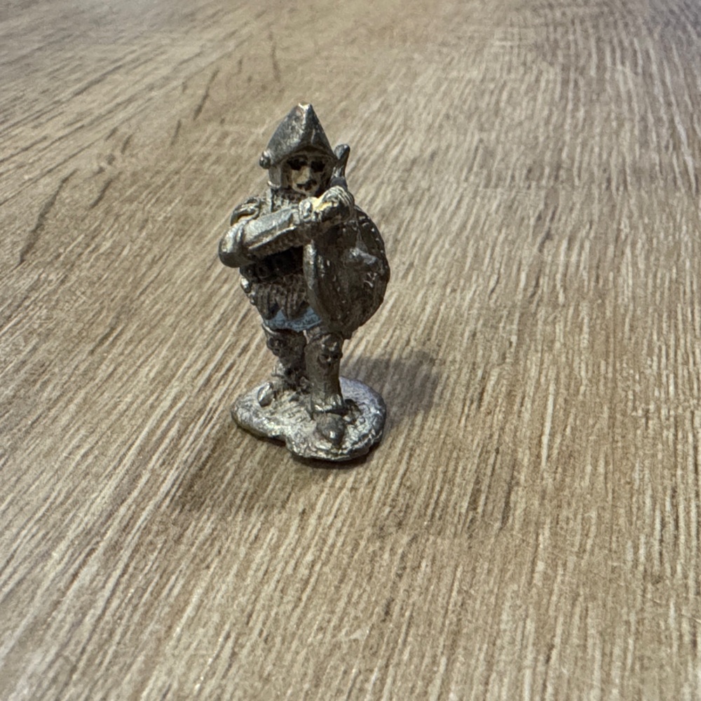Silver Knight Figurine